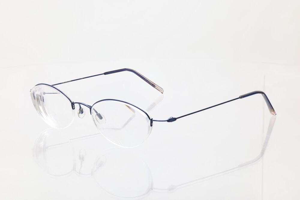 Jones New York 1404 Navy 50-20-135mm Eyeglass FRAMES ONLY - VERY GOOD CONDITION